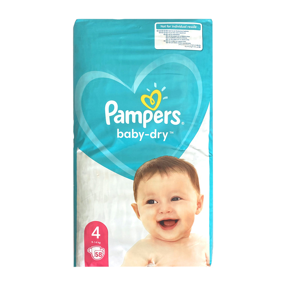 566700-58pc-pampers-size-4-baby-dry-nappies-diapers-9-14kg