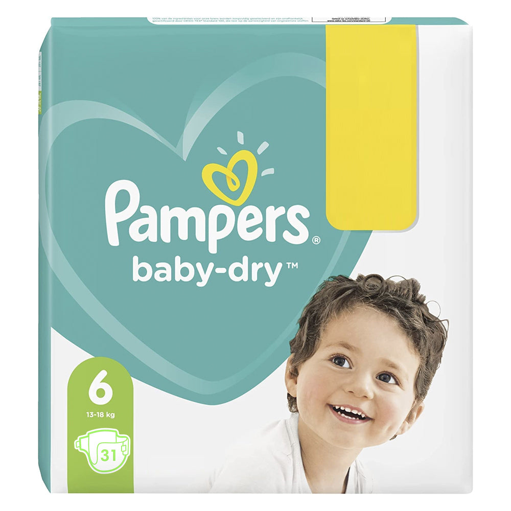 566892-4x-31pc-pampers-baby-dry-nappies-diapers-size-6-13-18kg