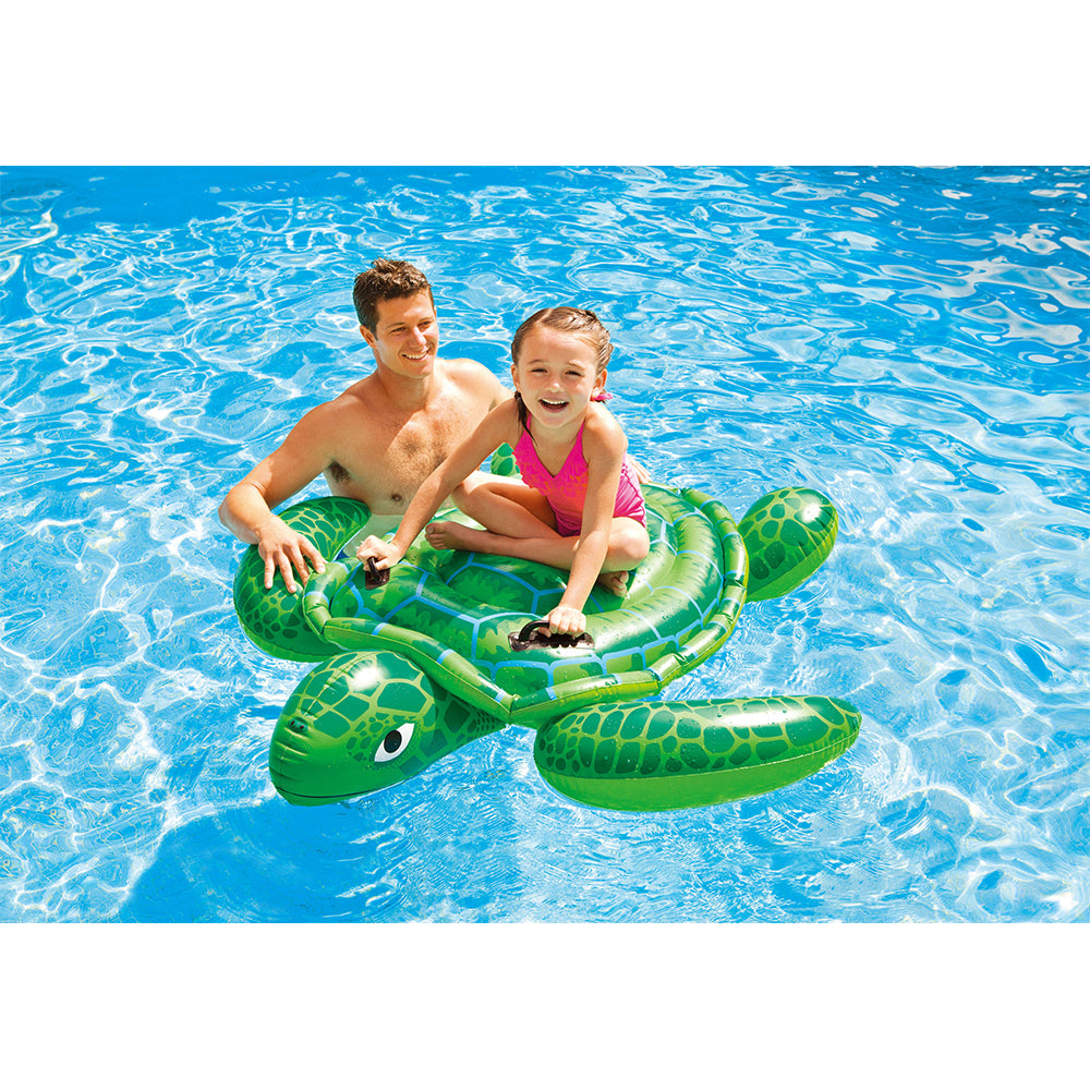 57524np-intex-inflatable-150cm-lil-sea-turtle-ride-on-toy-green