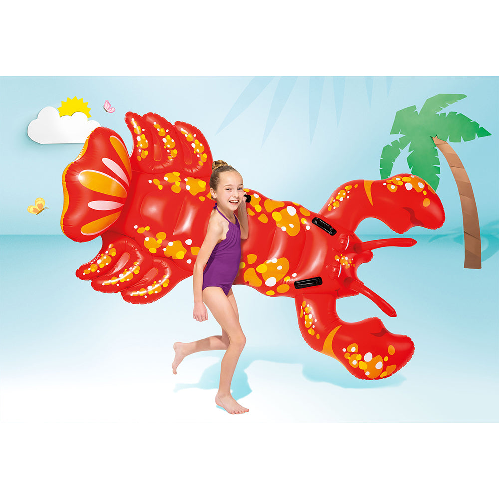 57528np-intex-giant-lobster-213cm-ride-on-inflatable-pool-float-red-3