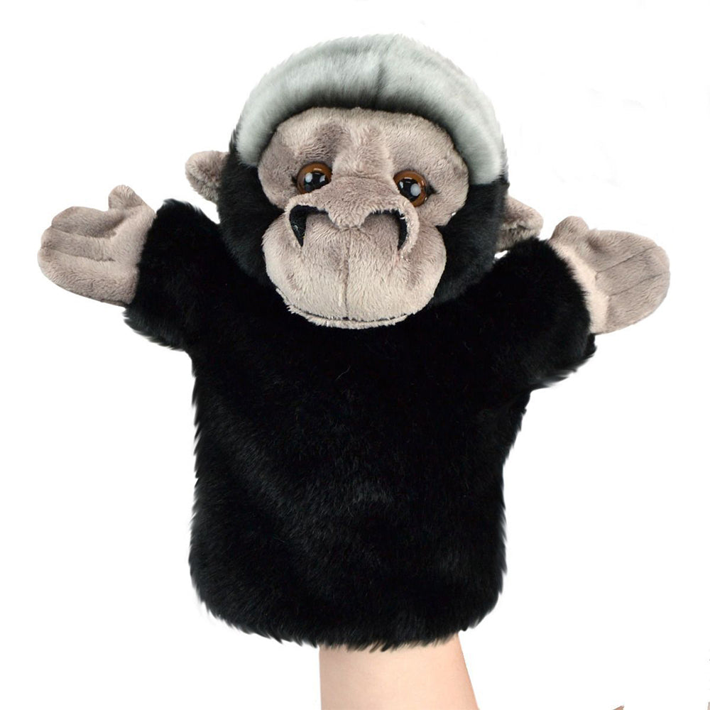 57i0269510-lil-friends-26cm-gorilla-animal-hand-puppet-kids-soft-toy-black