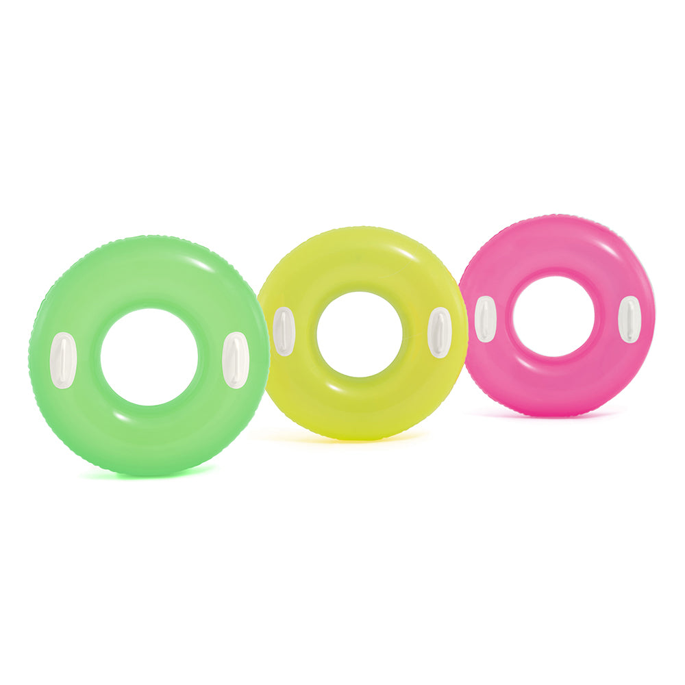 59258np-intex-hi-gloss-76cm-inflatable-swimming-float-pool-tube-assorted