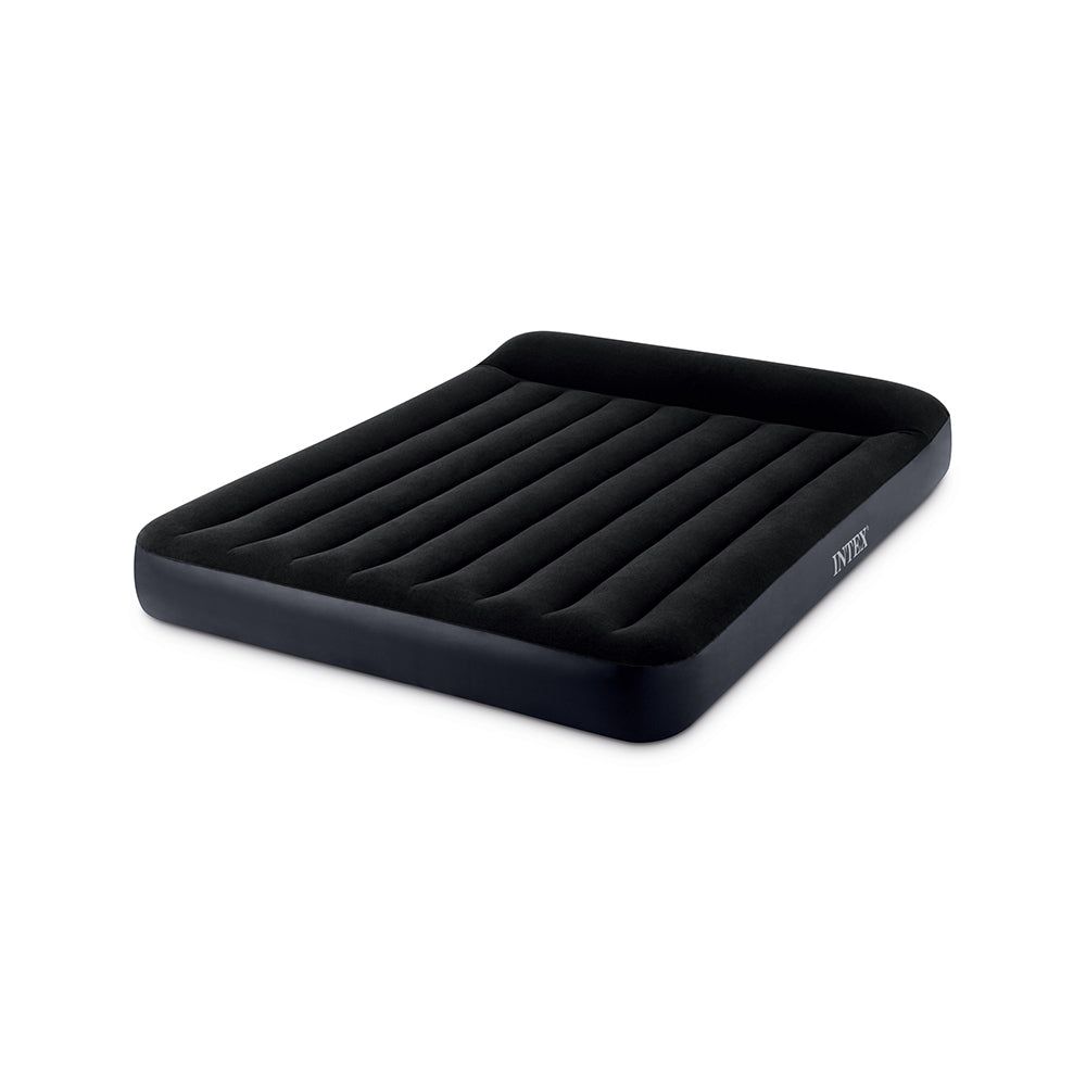 64143-intex-dura-beam-classic-inflatable-queen-airbed-w-pillow-rest-black
