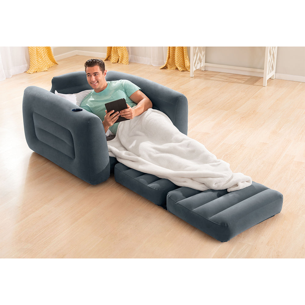 66551np-intex-pull-out-inflatable-chair-bed-charcoal-grey