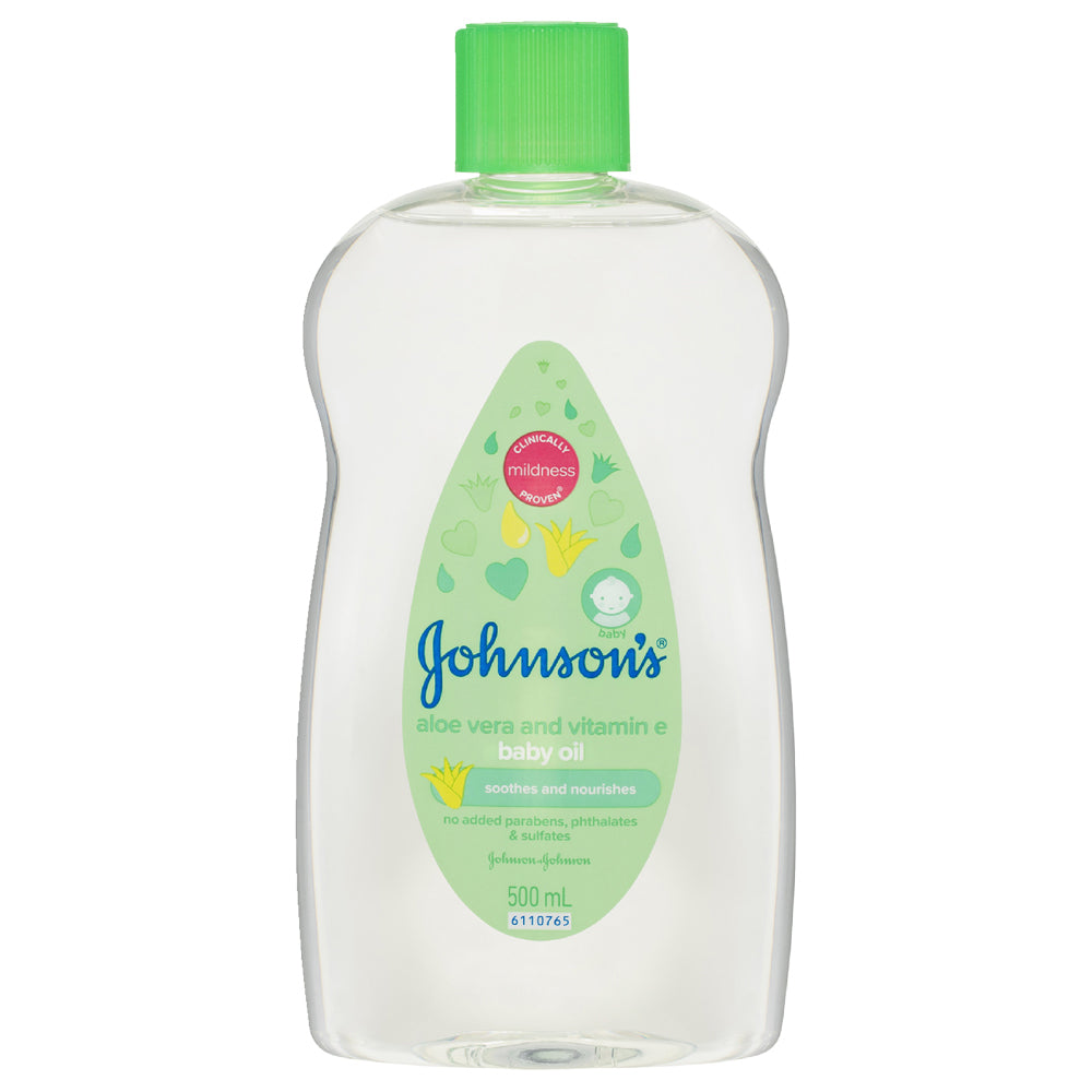 79603436-johnsons-500ml-baby-oil-aloe-vera-and-vitamin-e-liquid-bottle