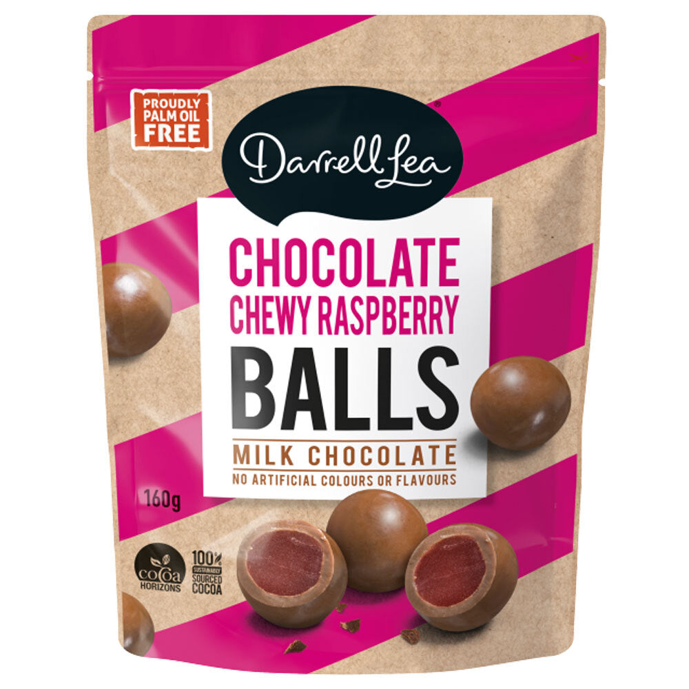 90603-darrell-lea-160g-chewy-milk-chocolate-raspberry-balls-bag
