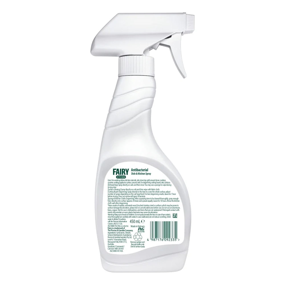 Fairy Kitchen Dish & Kitchen Cleaning Spray Antibacterial 450ml