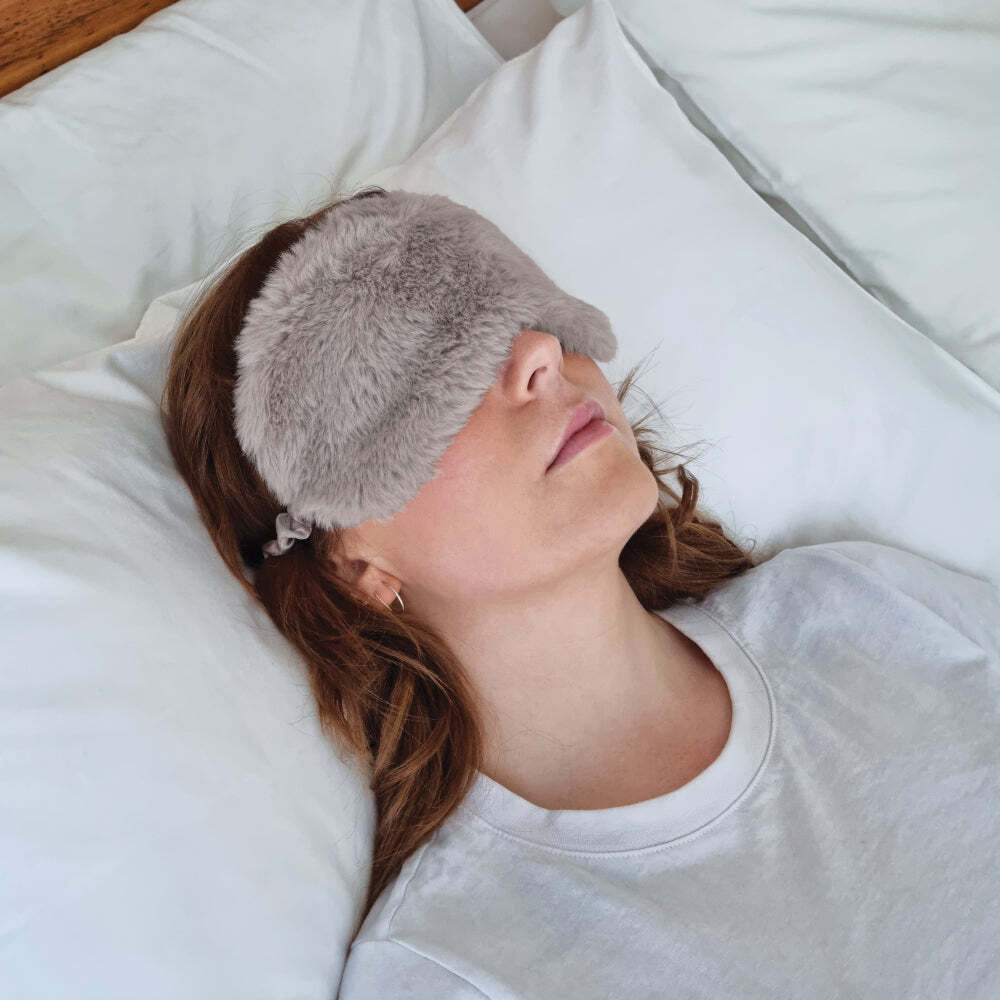 J. Elliot Holly 20x10cm Sleeping Eye Cover Shade Mask - Dove