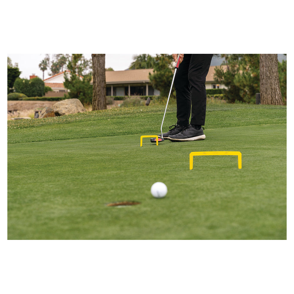 3pc SKLZ Golf Putt Path Marking Gates Yellow