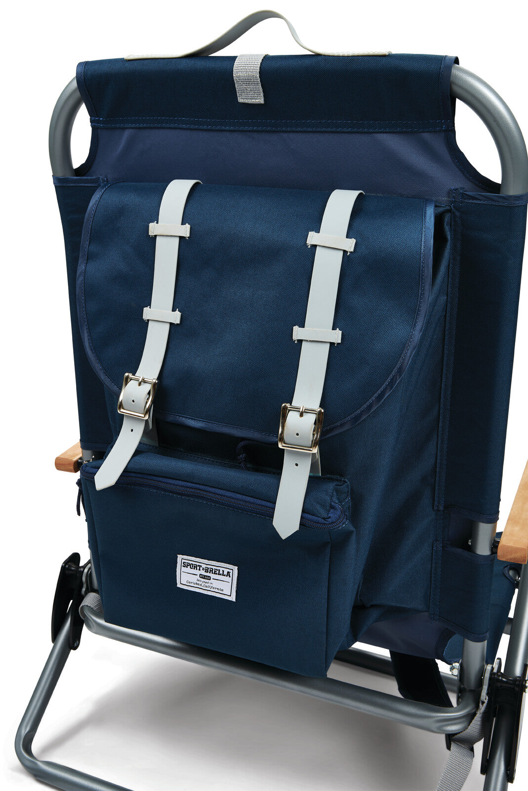 Sport Brella Sunsoul Folding Backpack Chair - Blue