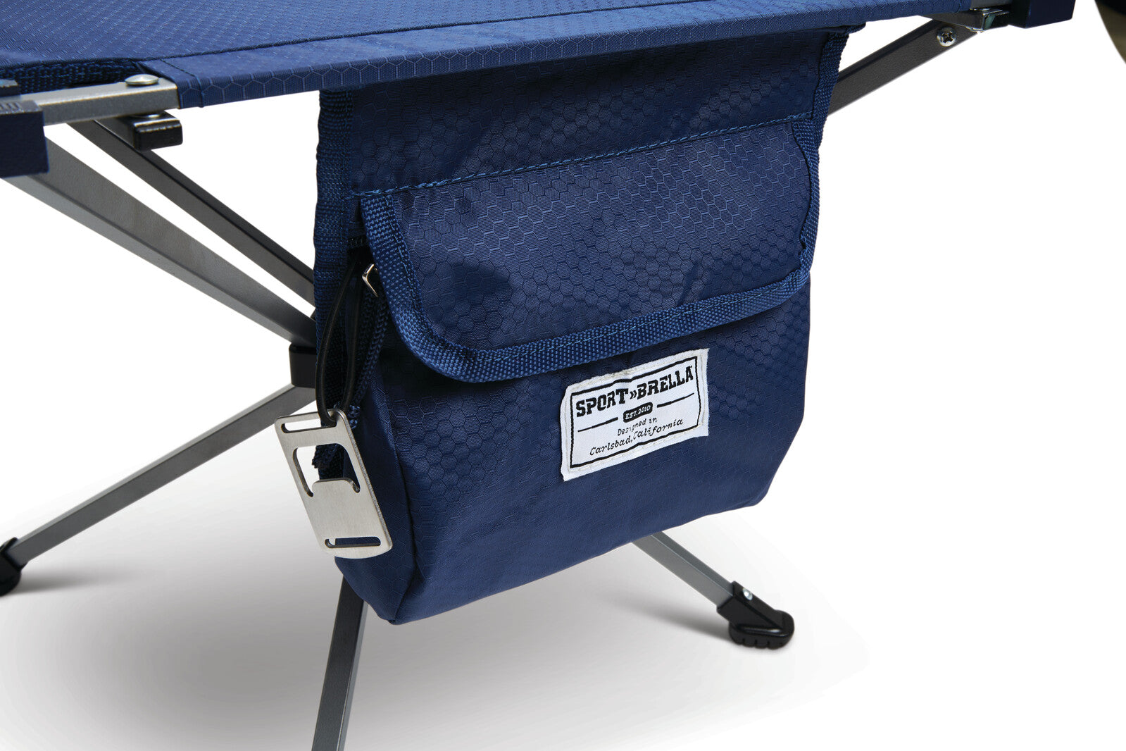 Sport Brella Sunsoul Portable Table w/ Cup Holder Navy