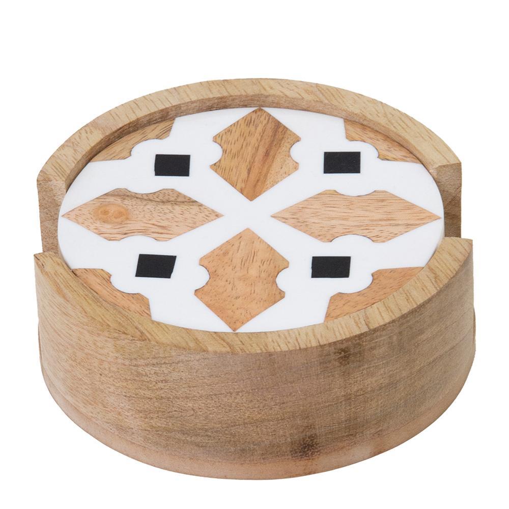 4PK J. Elliot Alyvia Round Coaster 10x10cm Multi