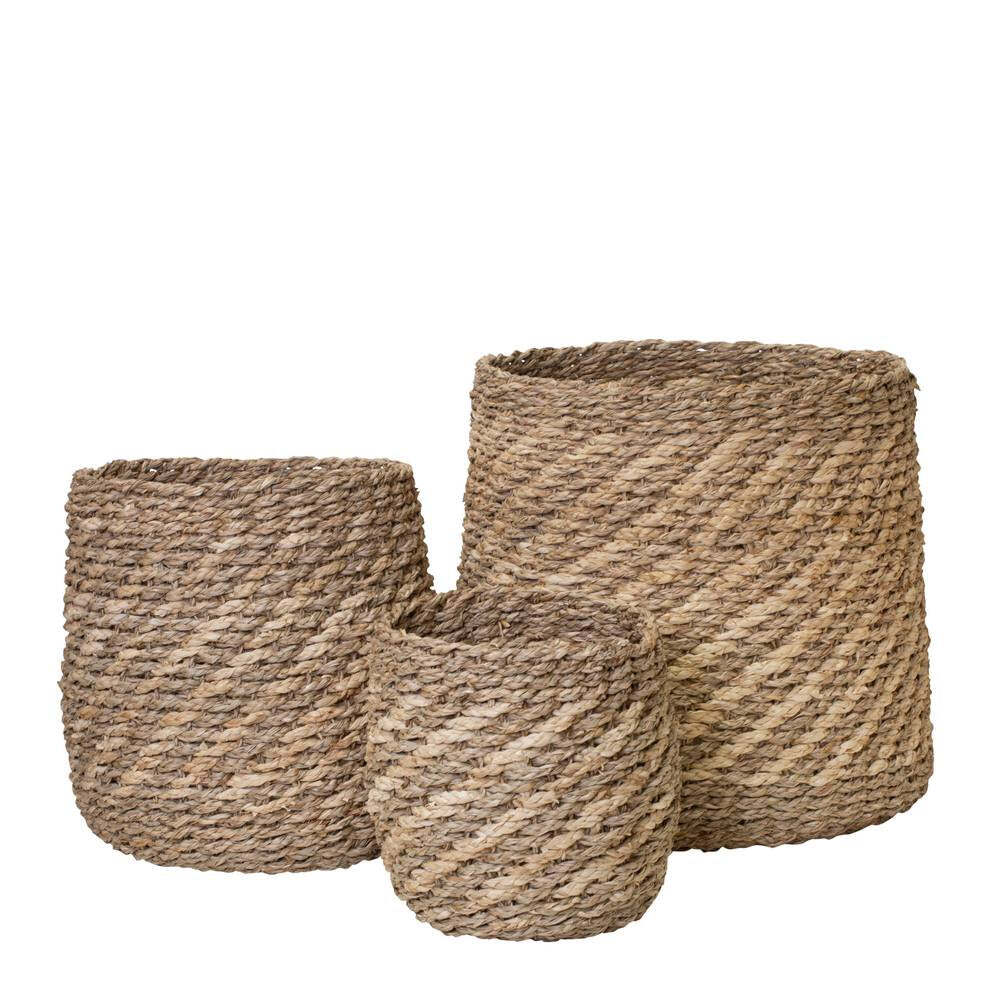 3pc J. Elliot Accra Baskets Natural