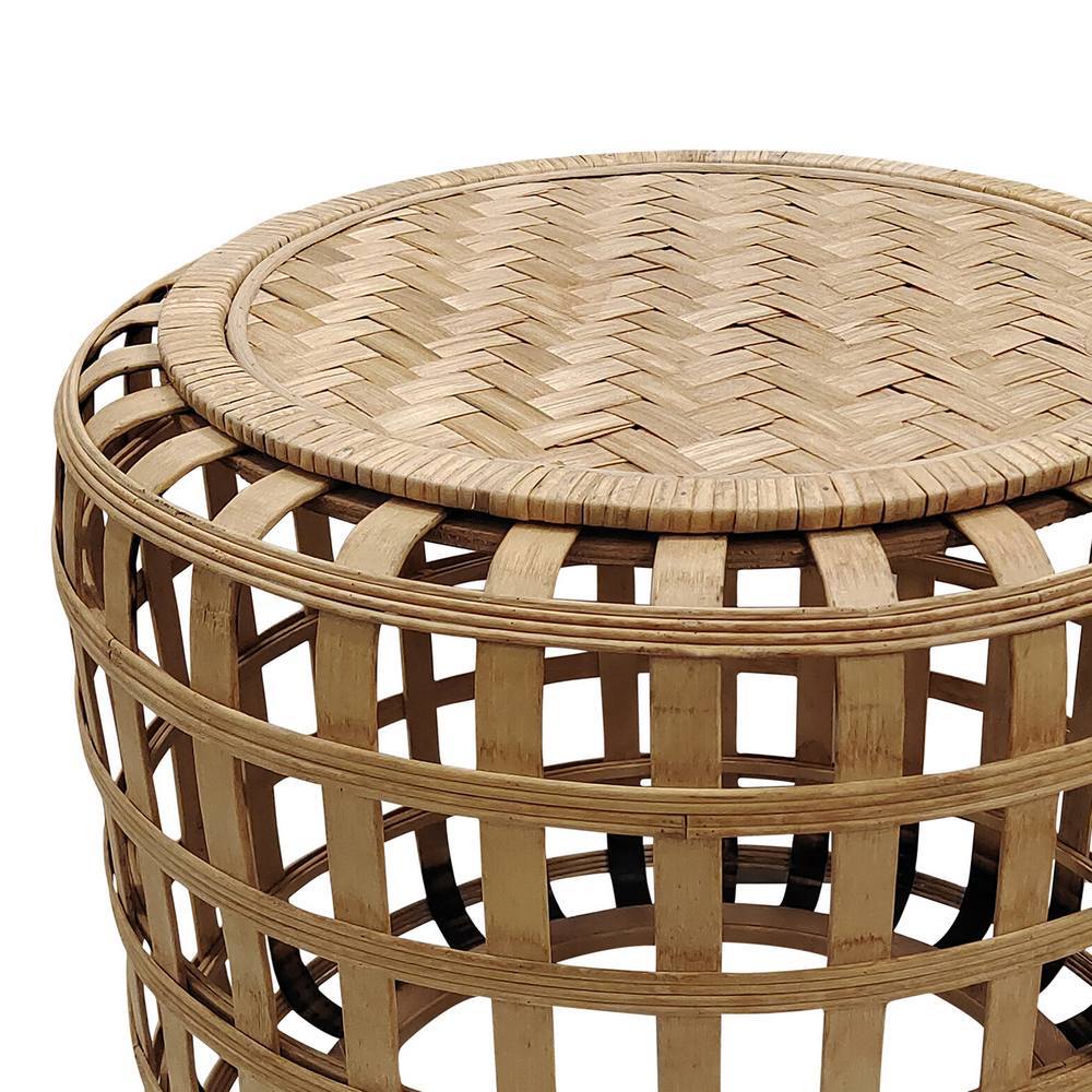 J. Elliot Cayman Set of 2 Tables 55.3x55.3x49cm & 39x39x41cm Natural