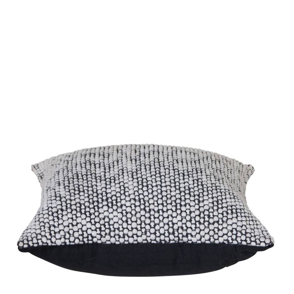 J. Elliot Brody Cushion 50x50cm Ivory & Charcoal