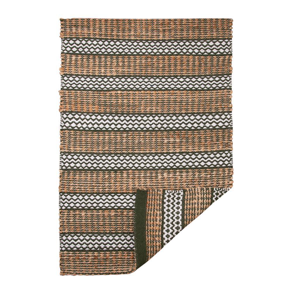 J. Elliot Rory Jute Rug 60x90cm Olive & Natural