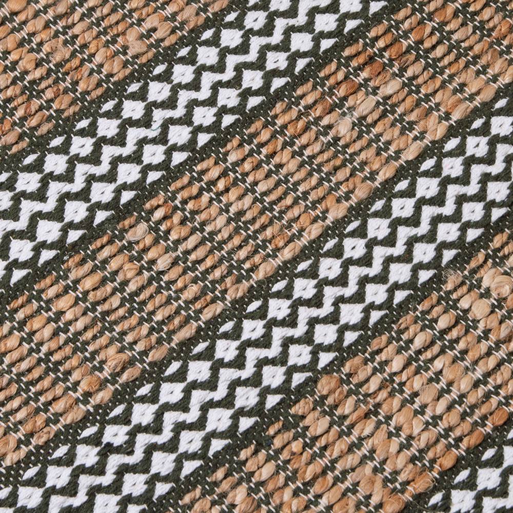 J. Elliot Rory Jute Rug 60x90cm Olive & Natural