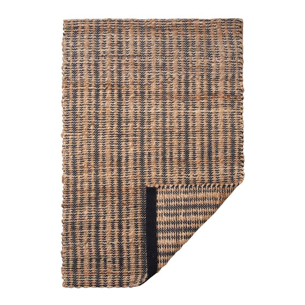 J. Elliot Darcy Jute Rug 60x90cm Black & Natural