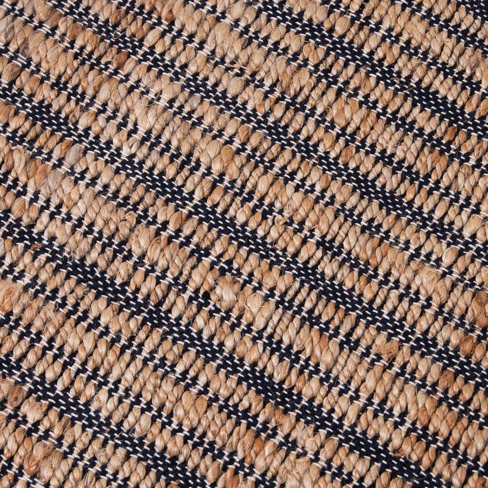 J. Elliot Darcy Jute Rug 60x90cm Black & Natural