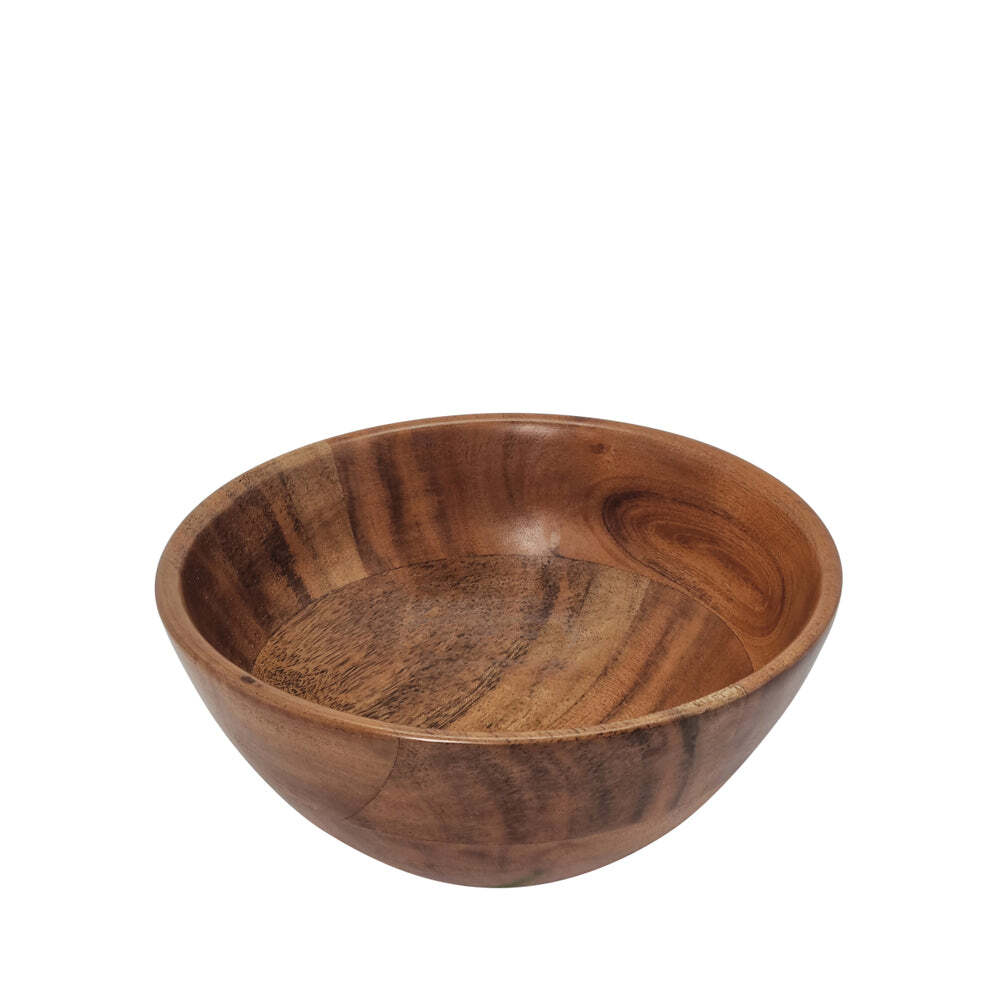 J.Elliot Home Brooks 18x7.5cm Acacia Wood Side Bowl Round - Natural