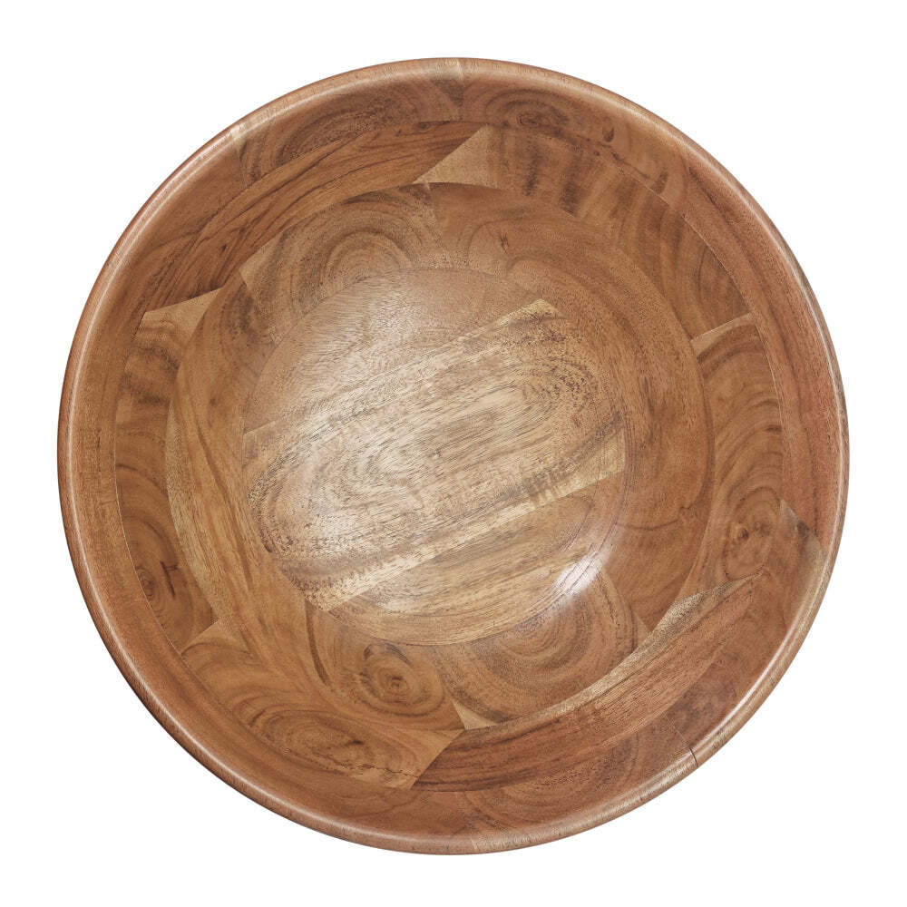 J.Elliot Home Brooks 30x13cm Acacia Wood Salad Bowl - Natural