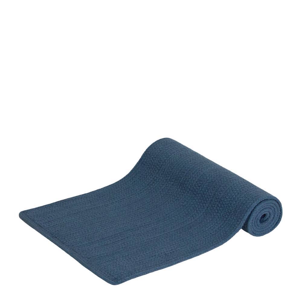 J. Elliot Miller Braided Runner 33x130cm Steel Blue