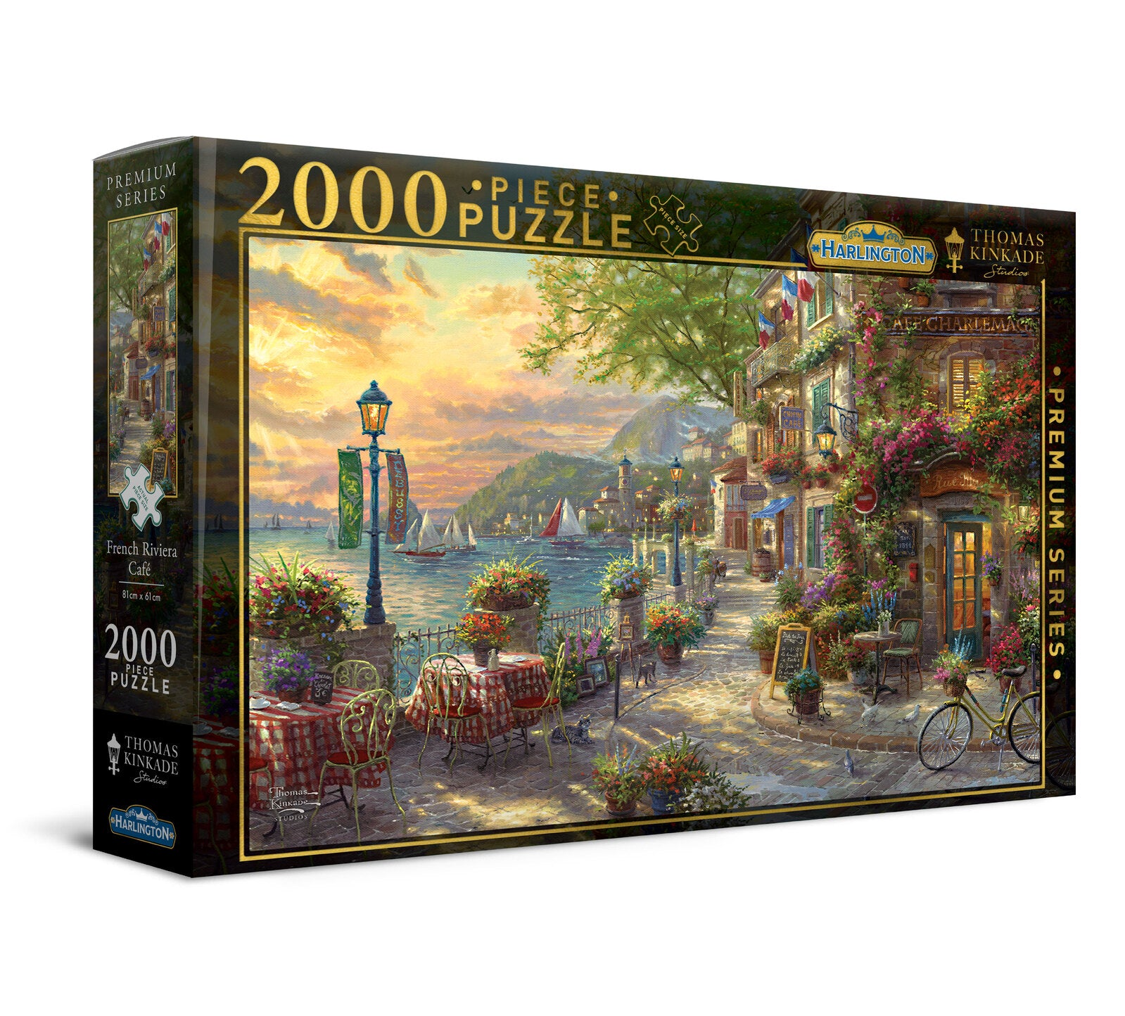 20059-2000pc-harlington-thomas-kinkade-puzzle-french-riviera-cafe-8yrs-81x61cm