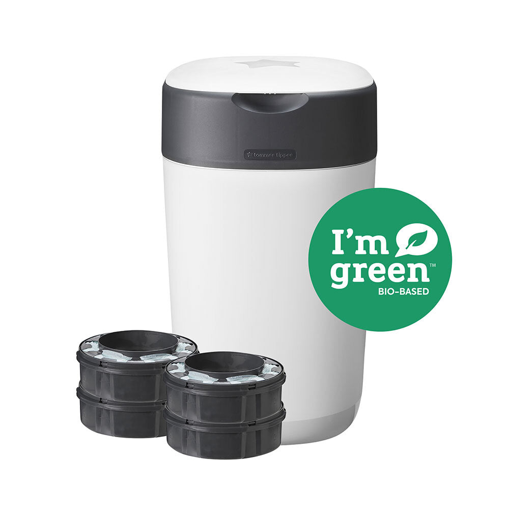 25102701-tommee-tippee-twist-and-click-advanced-nappy-bin-starter-set-white
