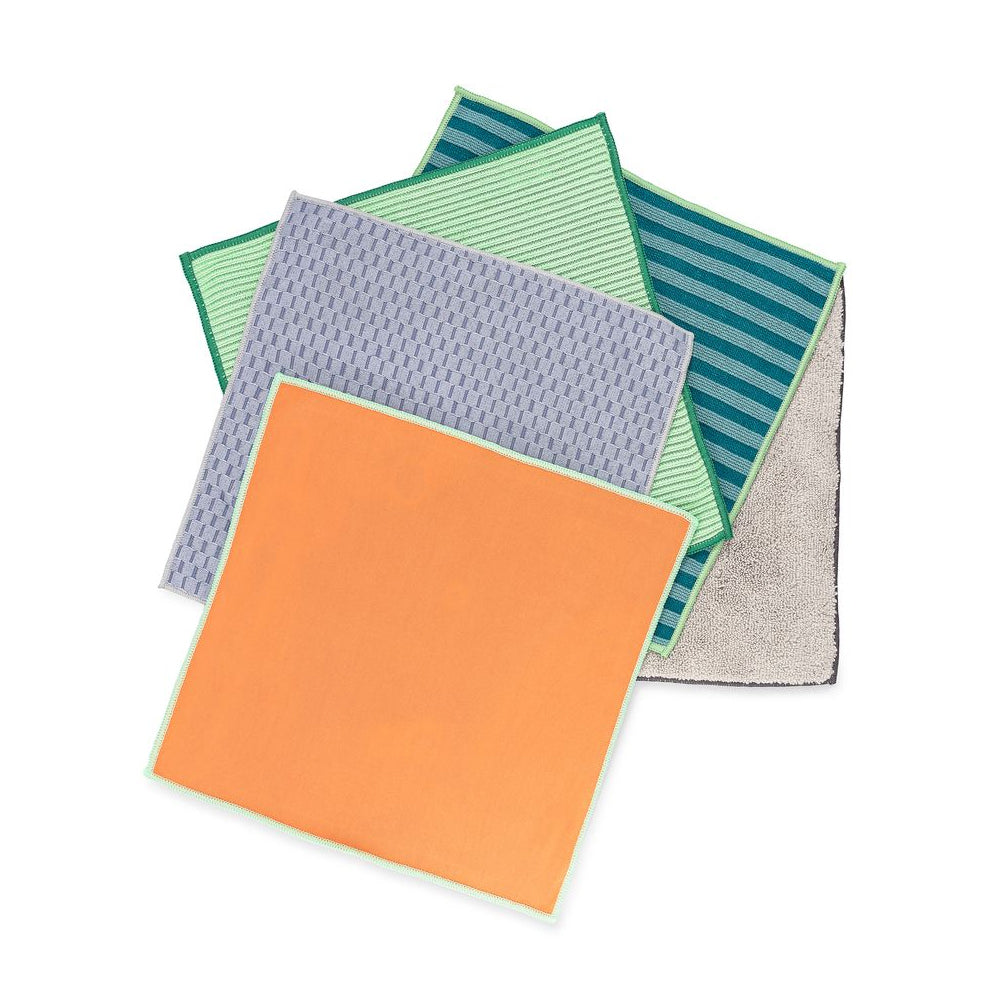 288704-5pc-renew-30-5cm-recycled-microfiber-essentials-cloths-set