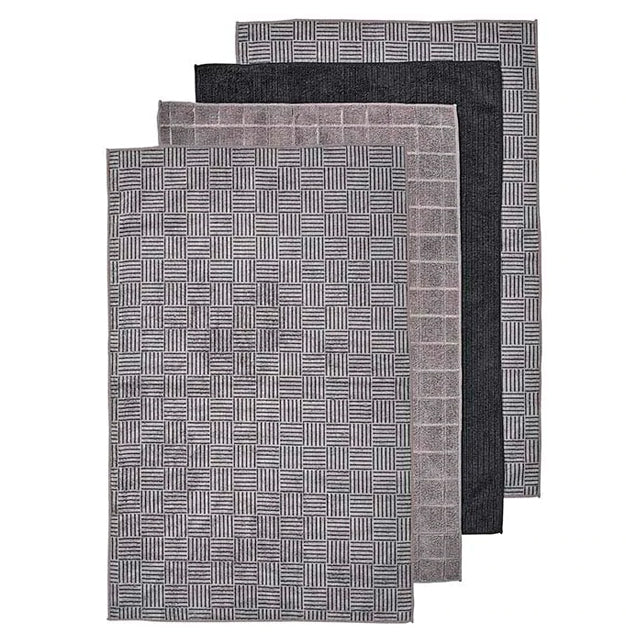 33407-4pc-ladelle-benson-charcoal-microfibre-kitchen-towels