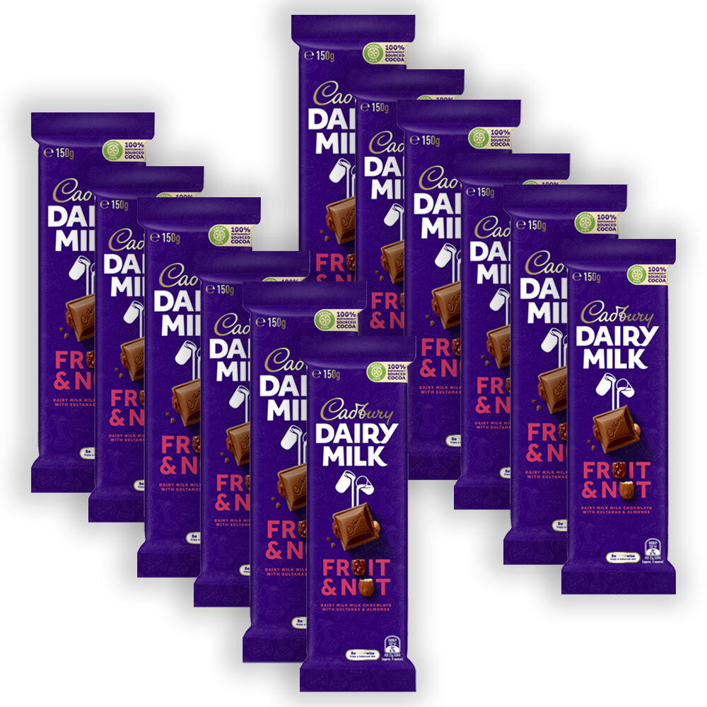 4052583-12pc-cadbury-fruit-nut-chocolate-candy-confectionery-bar-150g