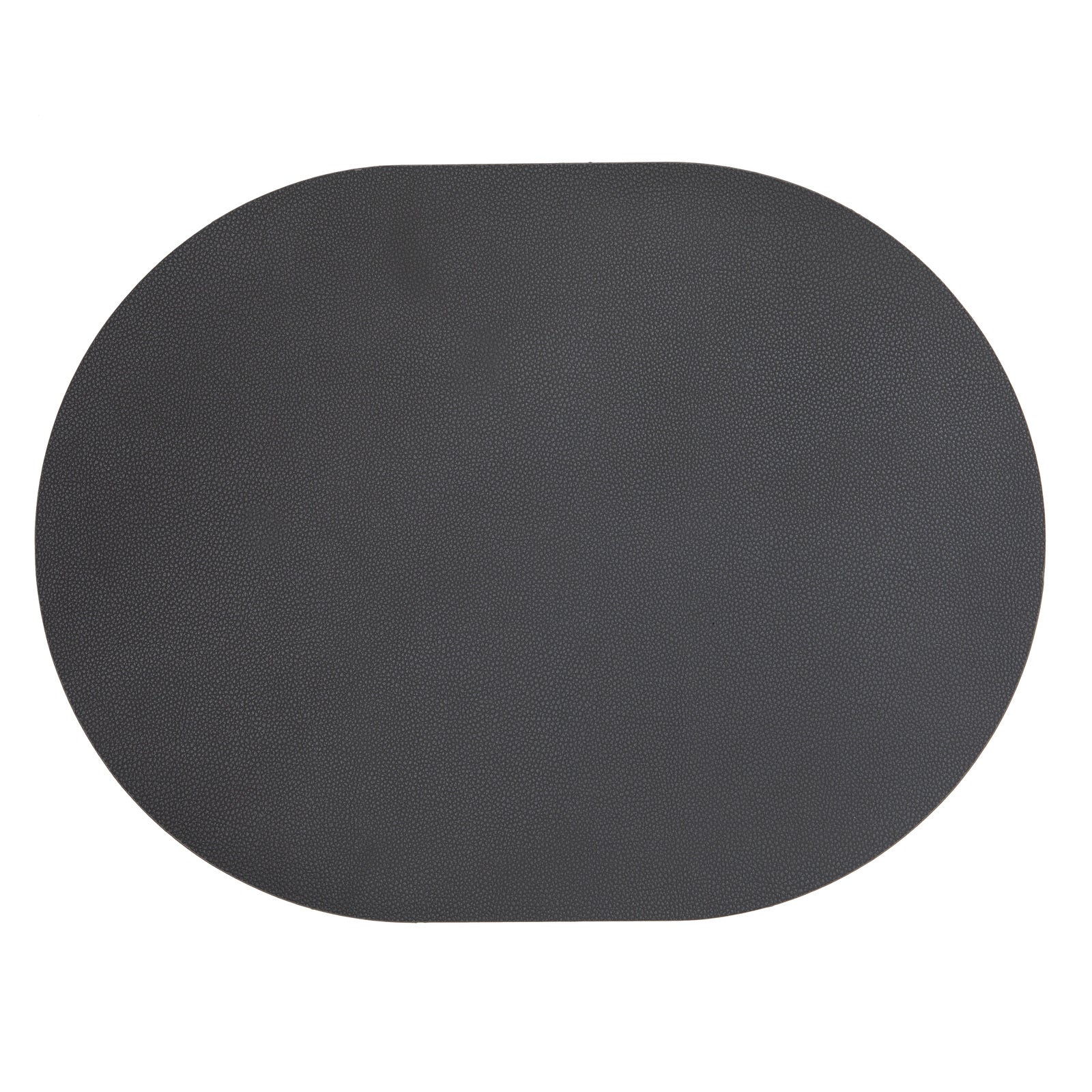 40992-02-4pc-ladelle-hugo-oval-charcoal-vinyl-kitchenware-placemat-table-mat-33x44cm