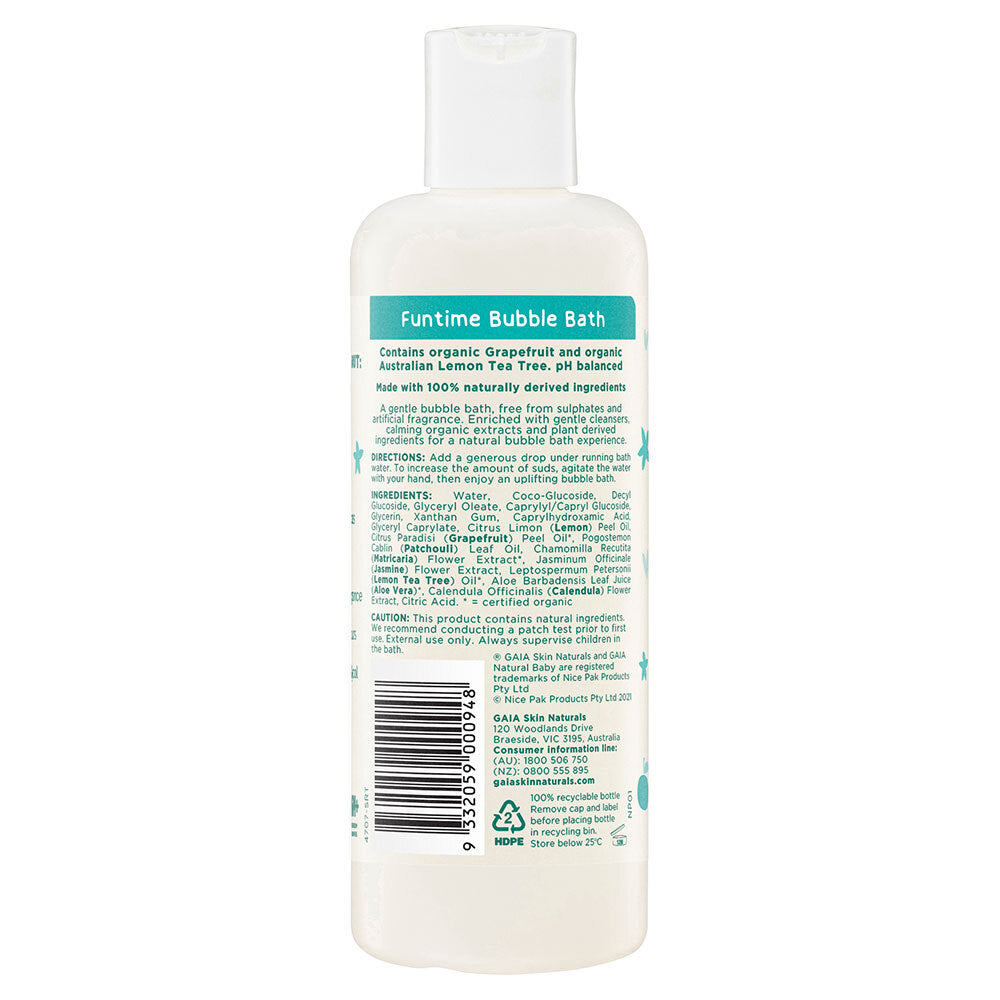 4707-srt-gaia-bubble-bath-funtime-250ml-baby-kids-6m