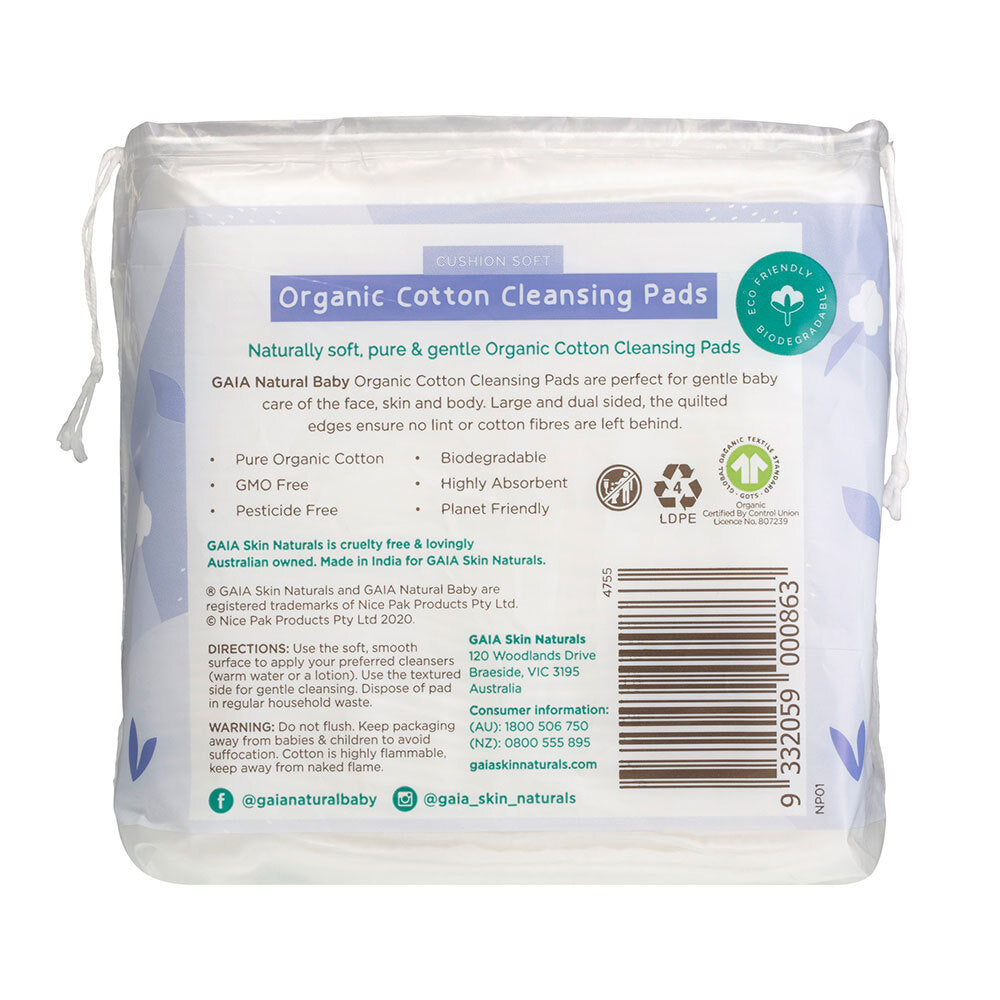 4755-srt-40pc-gaia-natural-baby-organic-cotton-cleansing-pads
