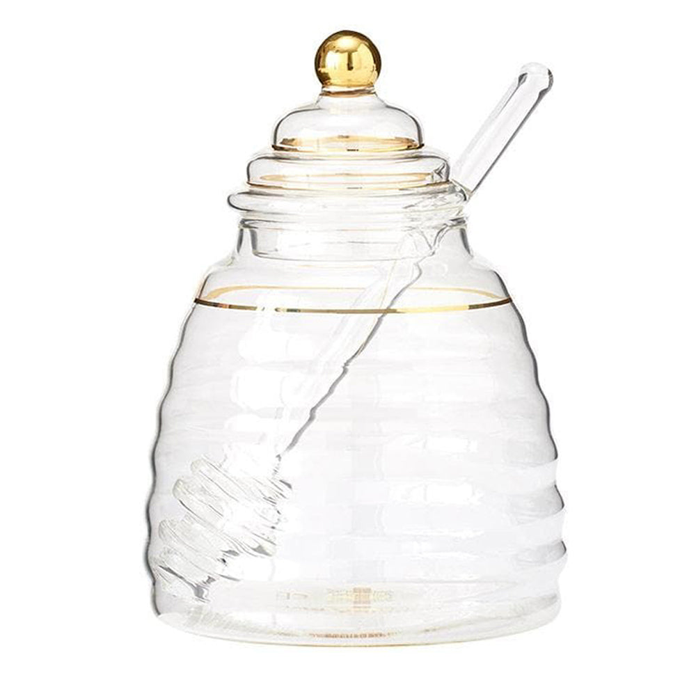 517639-ashdene-honey-bee-glass-honey-storage-pot