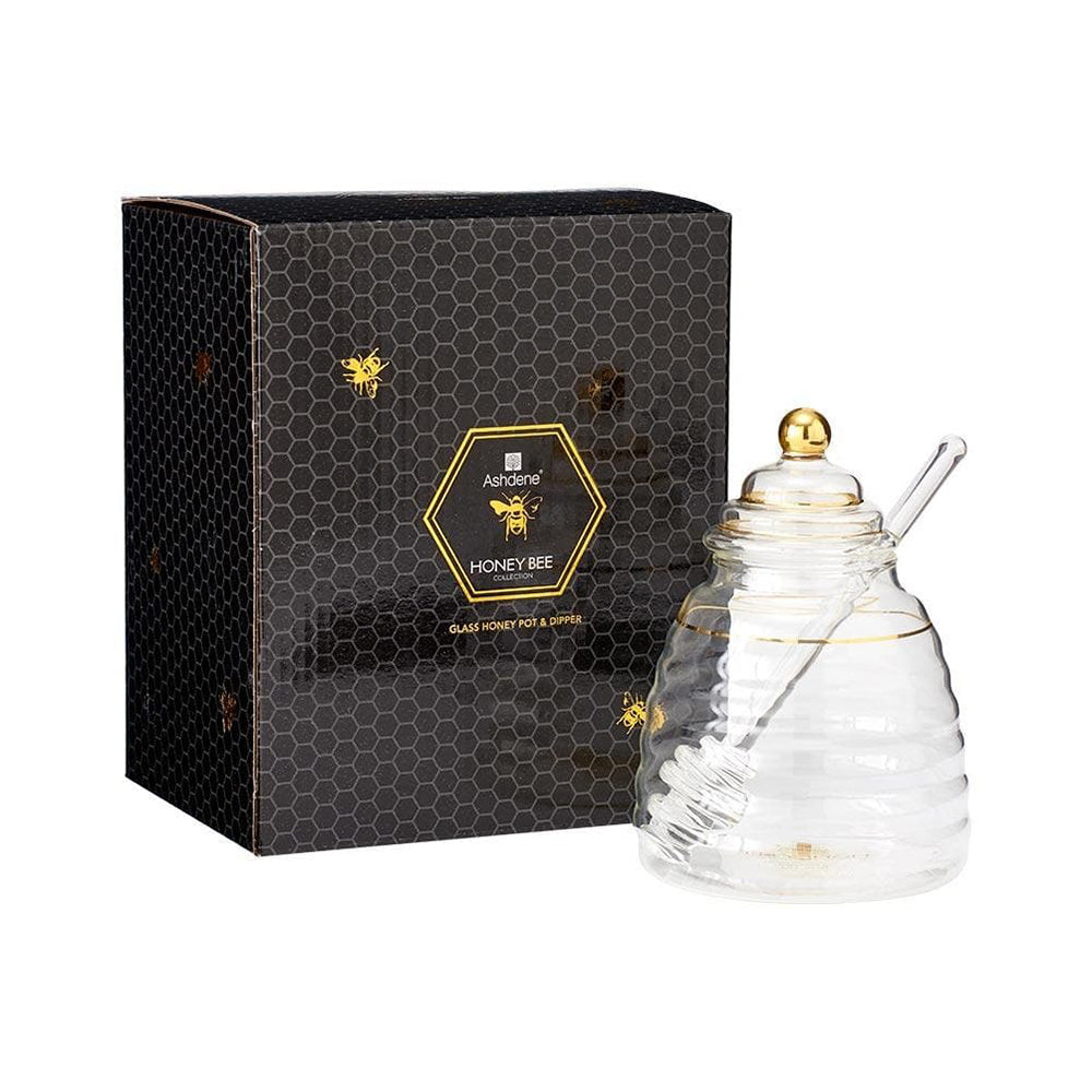 517639-ashdene-honey-bee-glass-honey-storage-pot