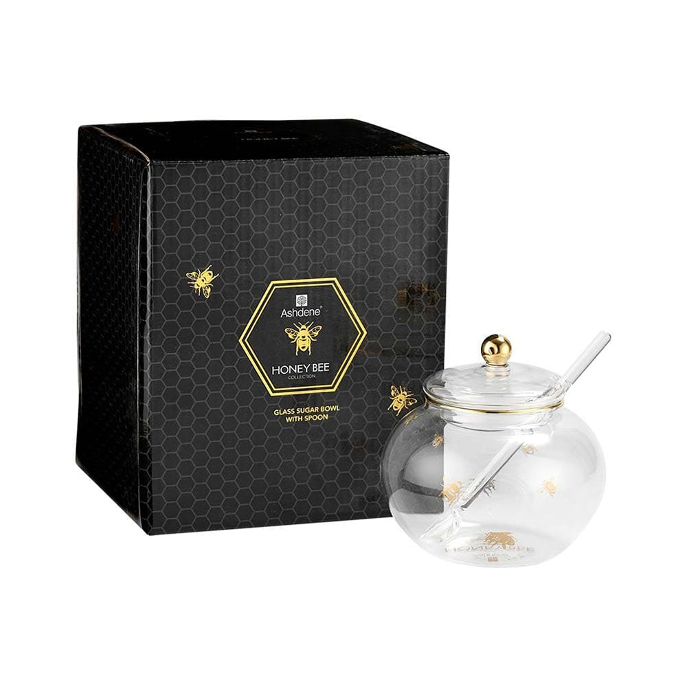 517848-ashdene-10cm-honey-bee-glass-sugar-bowl-w-spoon