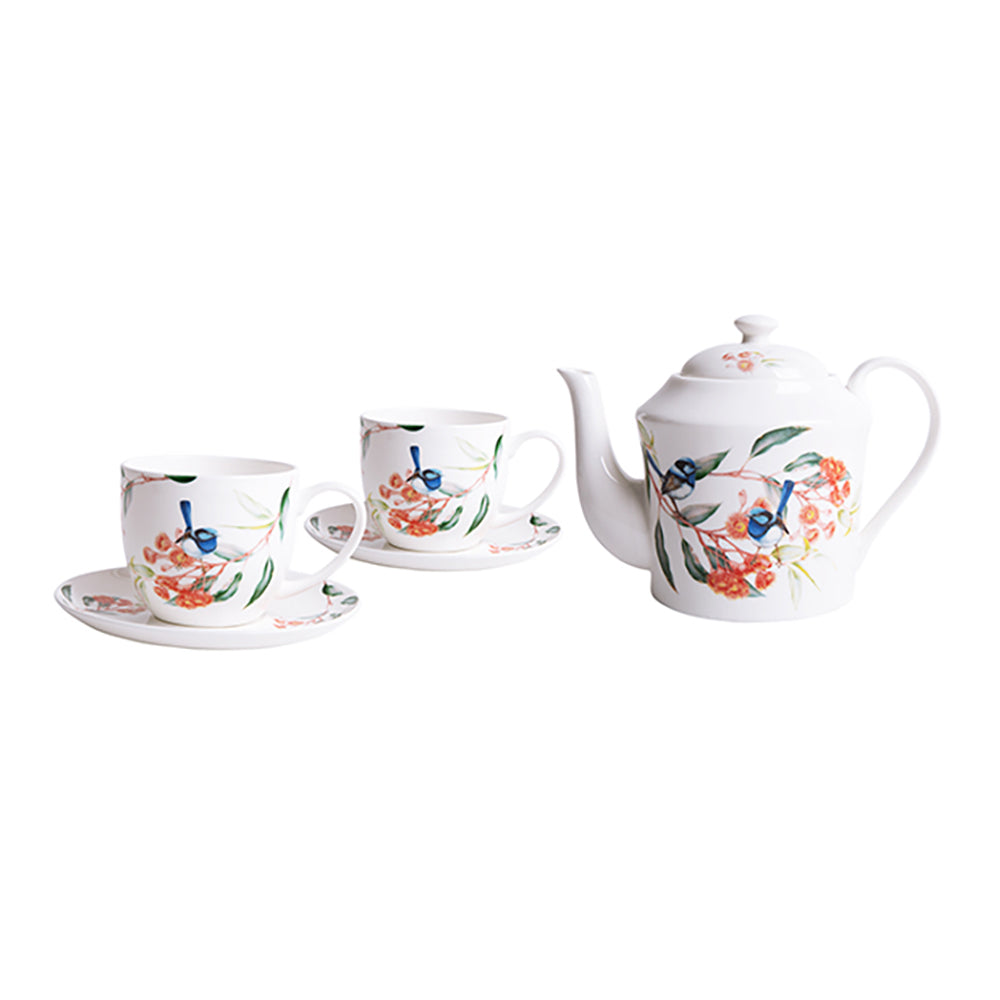 520584-ashdene-blue-wren-eucalyptus-teapot-2-teacup-set