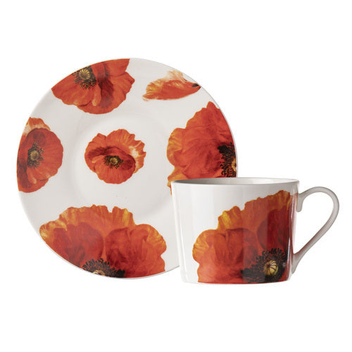 520994-ashdene-red-poppies-fine-bone-china-tea-coffee-cup-saucer-set