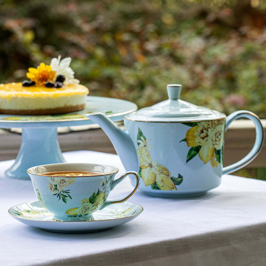 521024-ashdene-citrus-blooms-950ml-teapot-w-infuser-blue-lemon