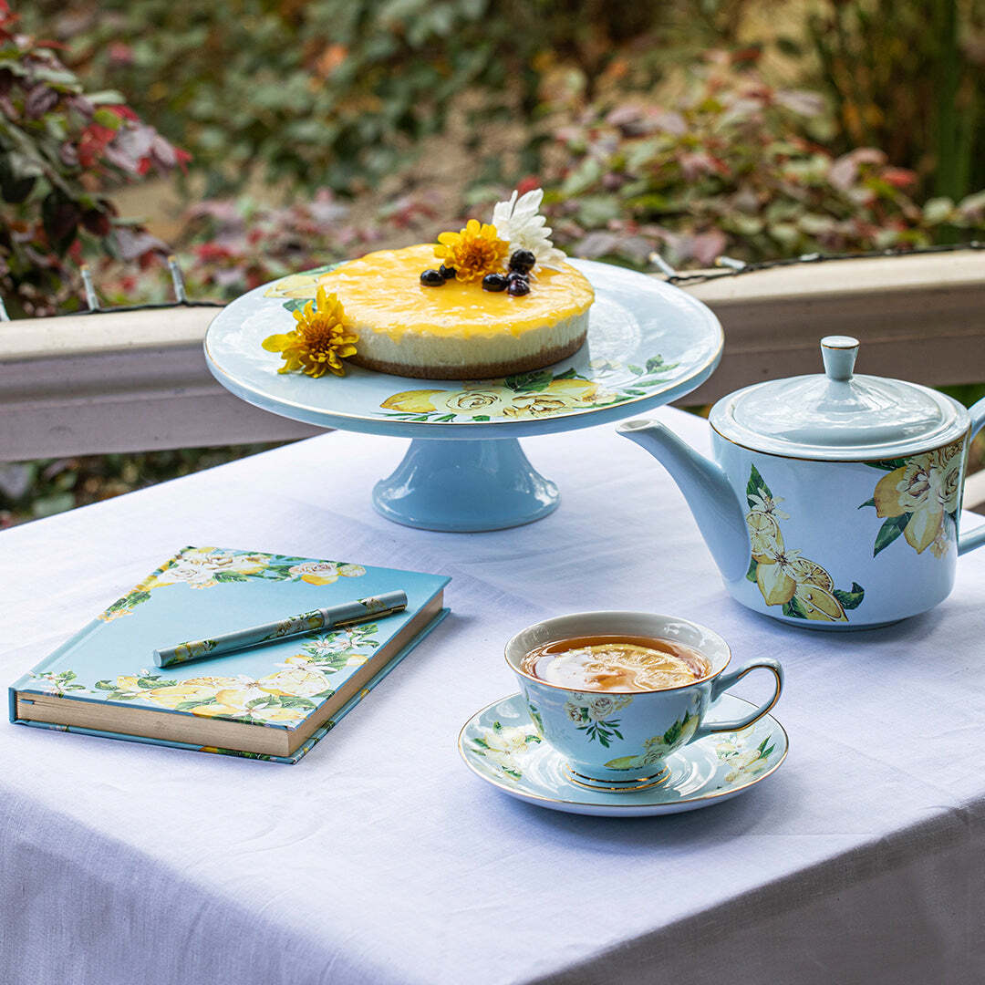 521024-ashdene-citrus-blooms-950ml-teapot-w-infuser-blue-lemon