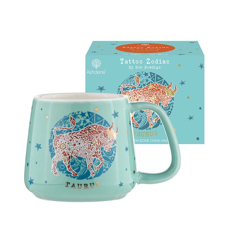 521043-ashdene-tattoo-zodiac-390ml-taurus-tea-coffee-drink-mug