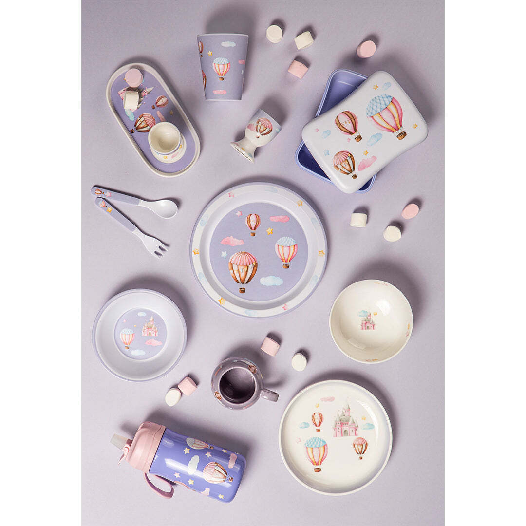 521114-5pc-ashdene-up-in-the-sky-kids-melamine-dinner-set-purple