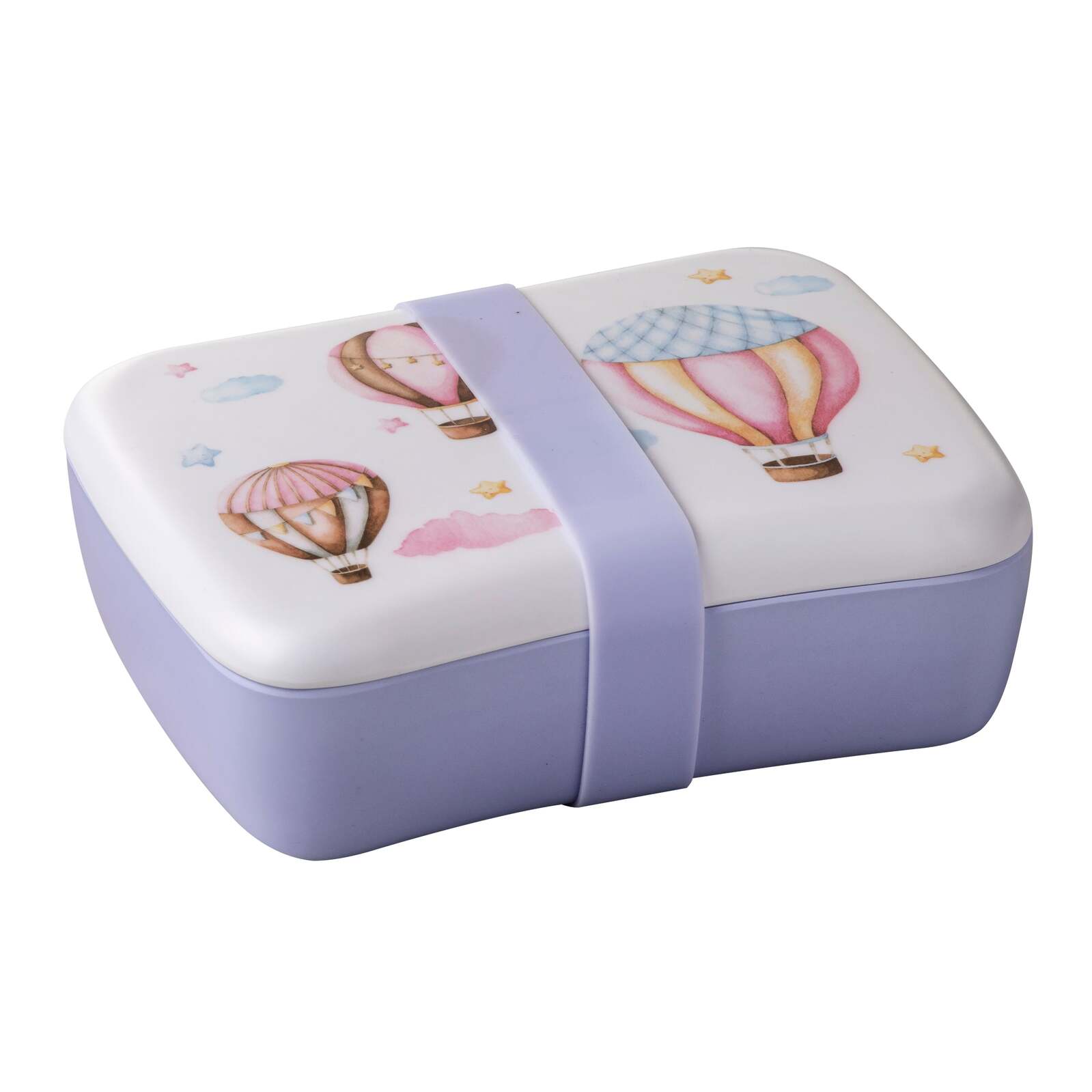 521115-ashdene-up-in-the-sky-kids-17cm-melamine-lunch-box-purple