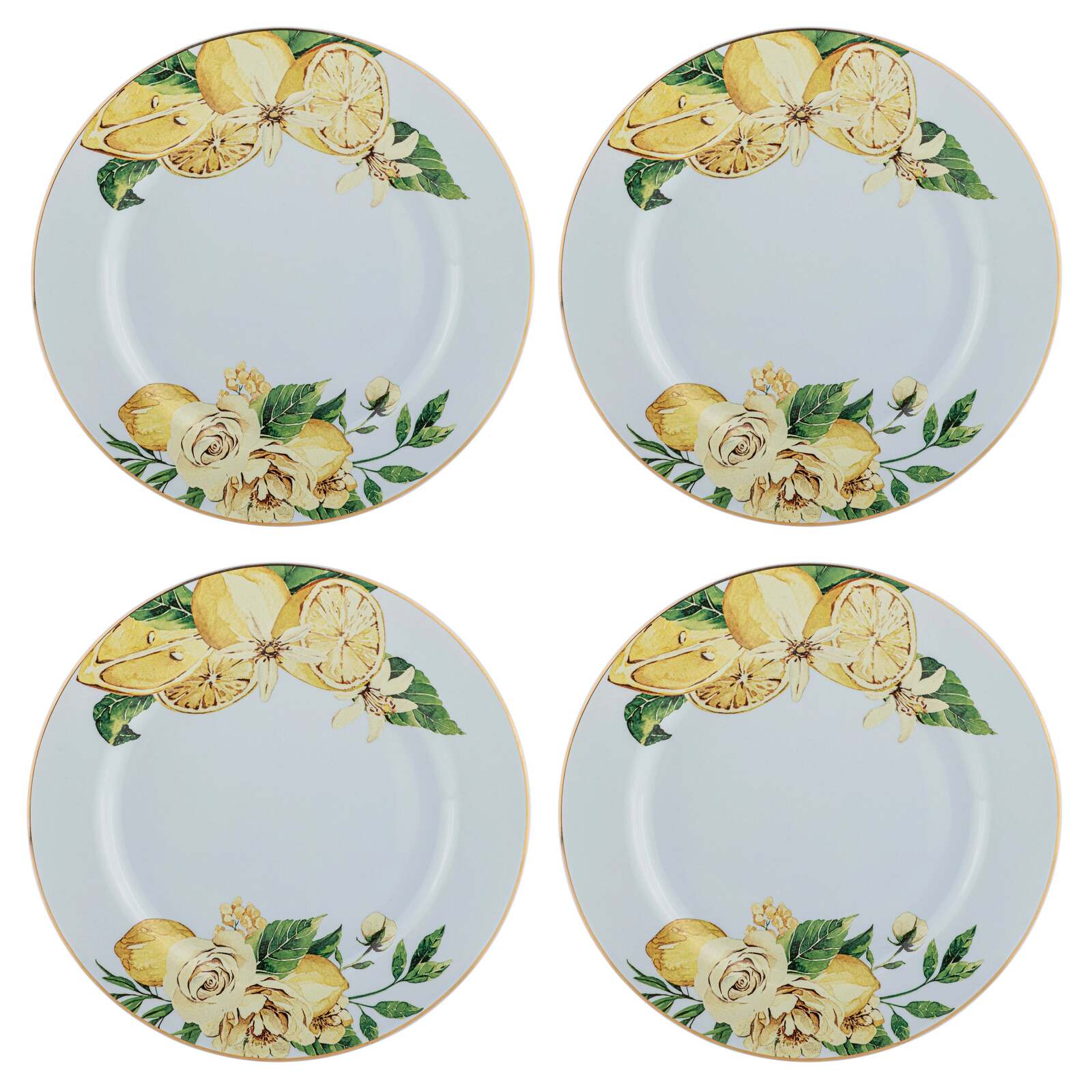 521281-4pc-ashdene-citrus-blooms-19-5cm-side-plate-set-blue-lemon