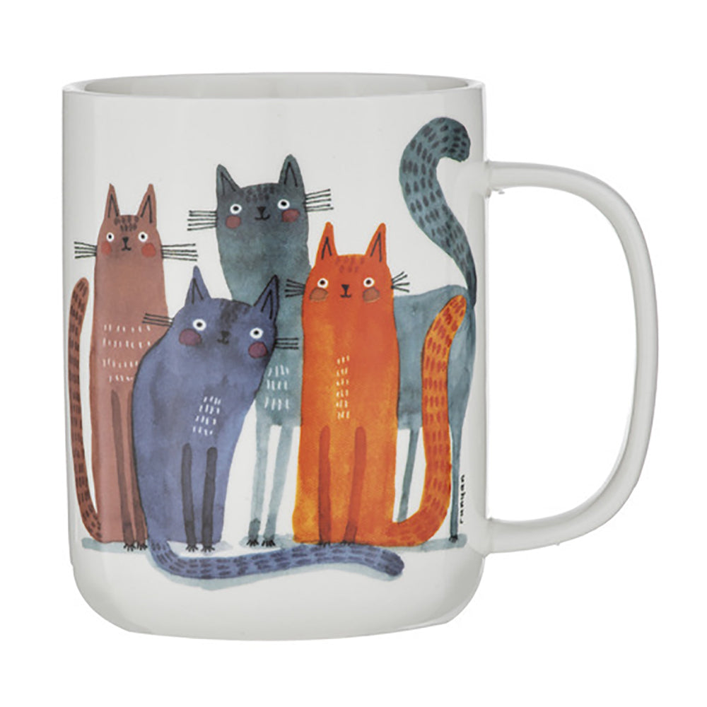 521404-ashdene-quirky-cats-four-friends-mug-400ml-new-bone-china