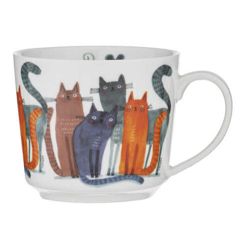 521406-ashdene-quirky-cats-four-friends-drinking-cup-saucer-set-280ml