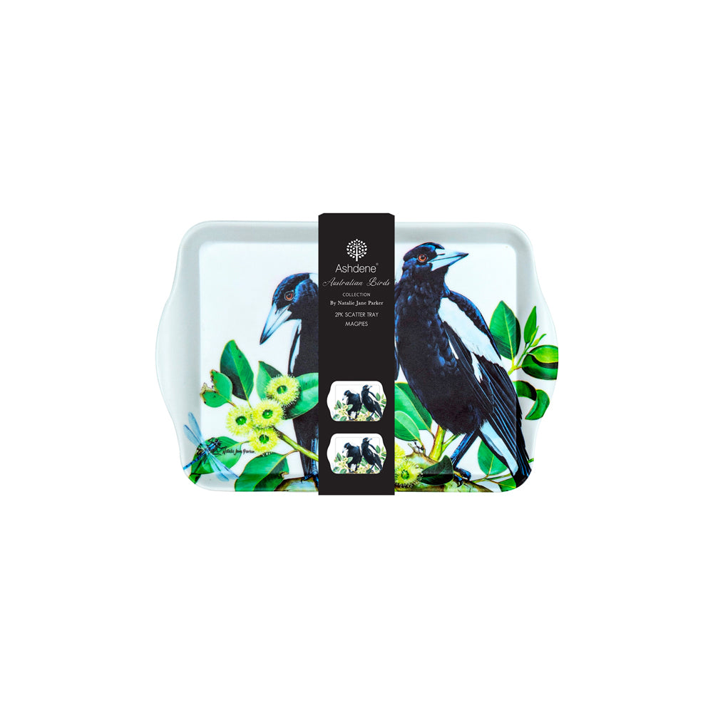 521526-2pc-ashdene-australian-birds-21cm-melamine-scatter-tray-magpies
