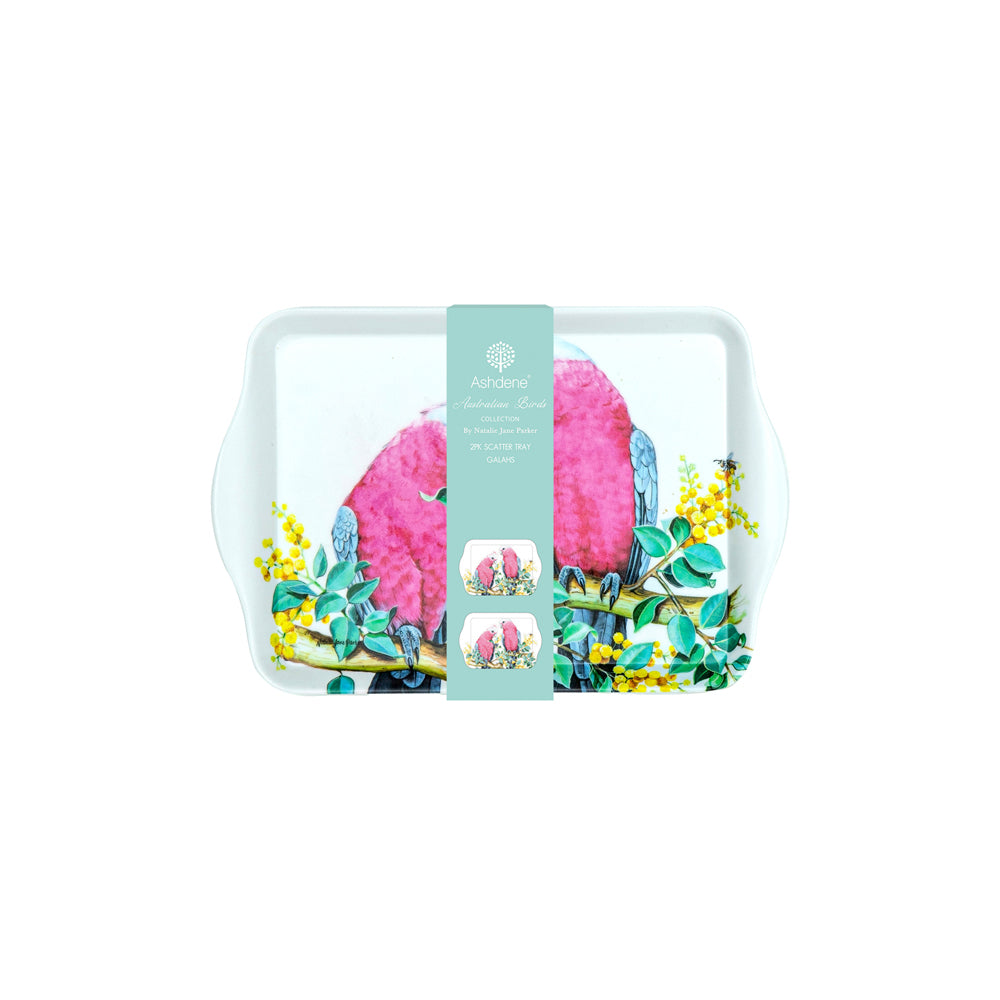 521527-2pc-ashdene-australian-birds-21cm-melamine-scatter-tray-galahs