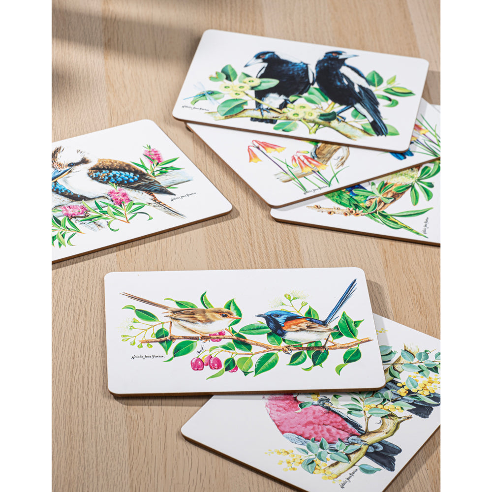 521532-6pc-ashdene-australian-birds-29cm-hardboard-placemat-assorted